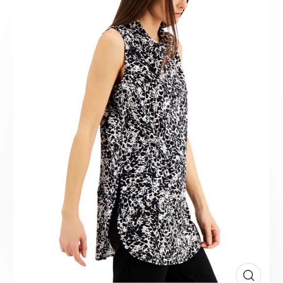 NWT Alfani Cowl Neck Top Size Small - Picture 3 of 7